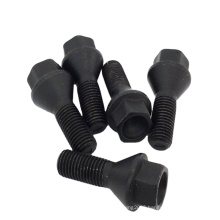 High Quality OEM M8*50MM Gr12.9 Carbon Steel Black Oxide Wheel Bolt